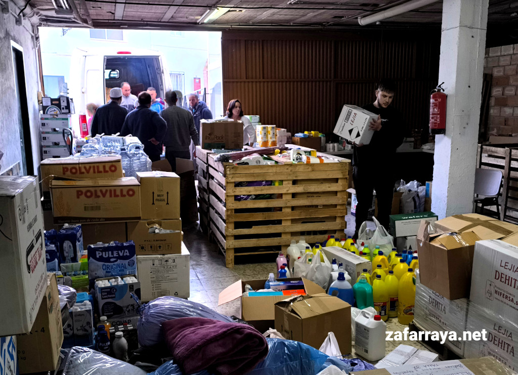 Recogida alimentos afectados DANA